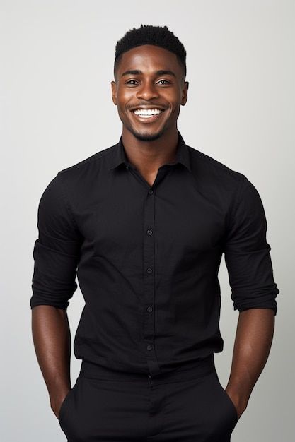 Um homem bonito de pé _ imagem Premium gerada com IA
